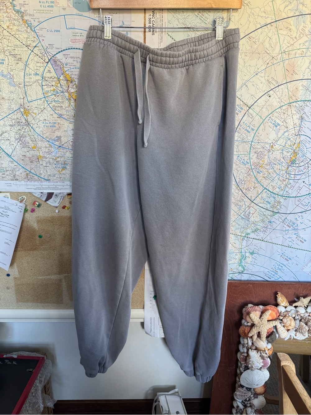 & Other Stories Light purple/Grey Elastic Waist Joggers